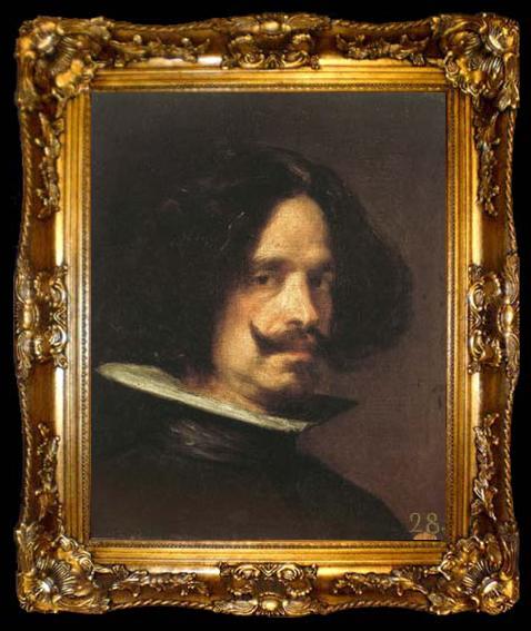 framed  Diego Velazquez Self-Portrait (df01), ta009-2